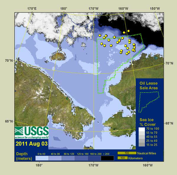 Migration Path of Alaskan Walrus