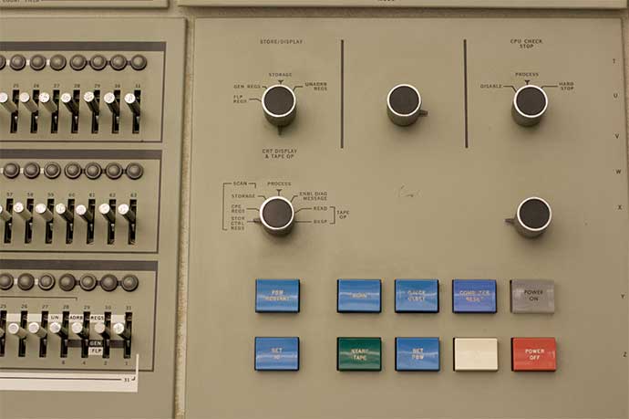 IBM 360 Model 91 Computer Control Panel