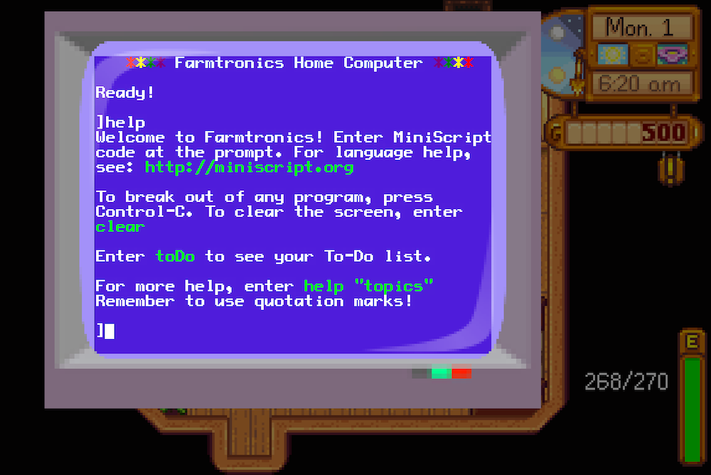 Auto-Code in Stardew Valley – beanz Magazine