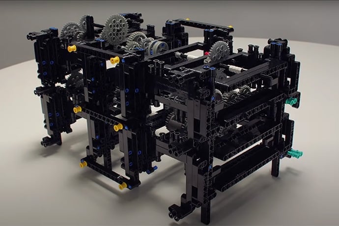 Antikythera Mechanism Rebuilt with Legos